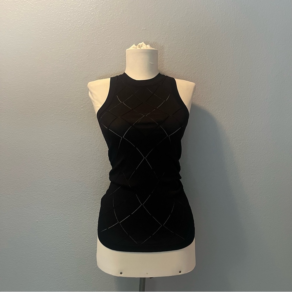 Zara Black Sleeveless Tank Top Women’s Size M